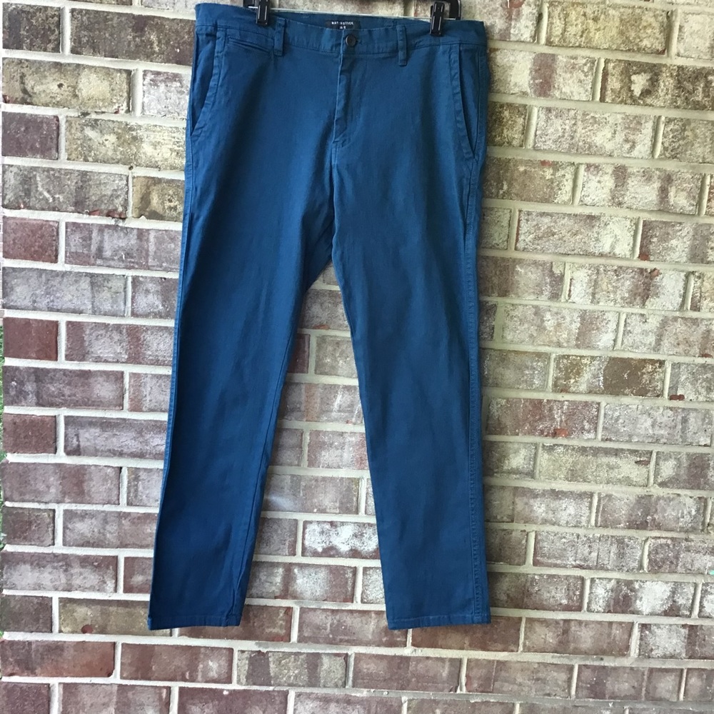 MATCH MEN SLIM TAPERED STRETCHY CASUAL PANTS